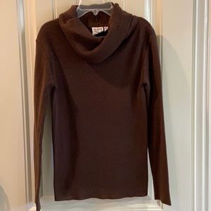 Pullover Cowl Neck Sweater by Ms. Doris Brand.